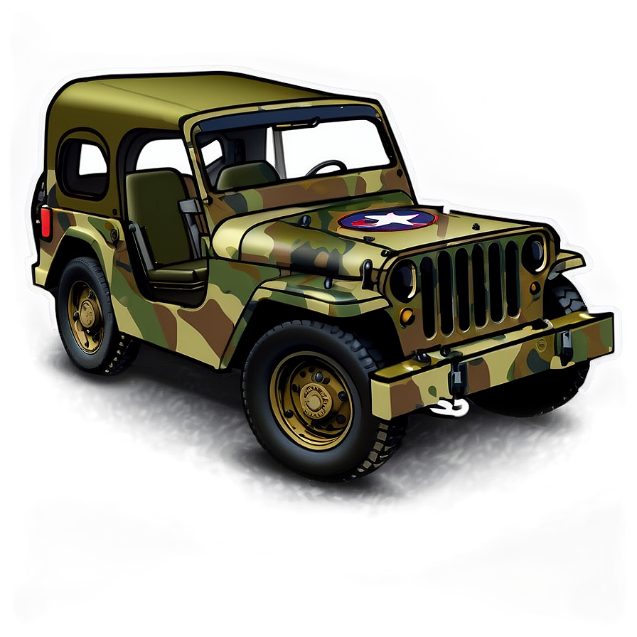 Military Jeep Icon Png Iyo77