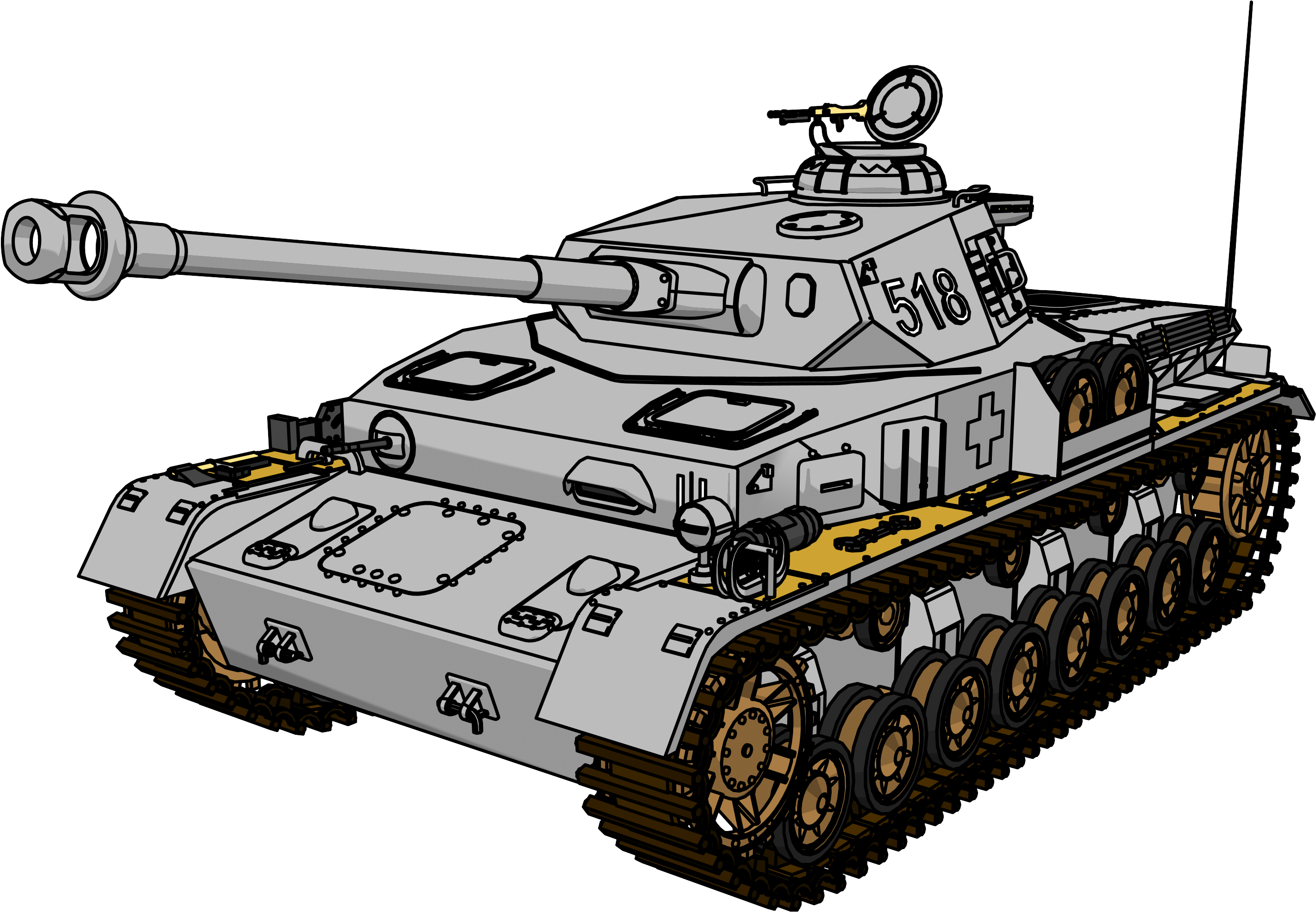 Military Tank Illustration