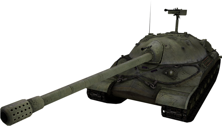 Military Tank Isolated Profile