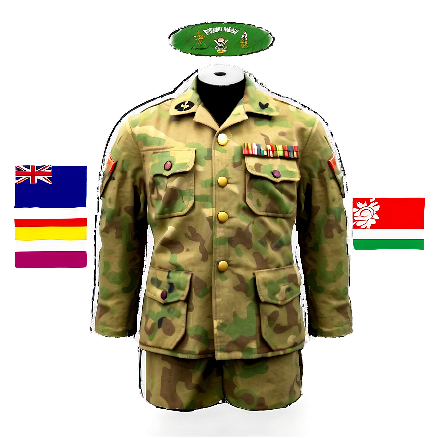 Military Uniform Png Qie82