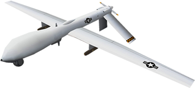 Predator Drone Top View Png Transparent, Png Download PNG with transparent background