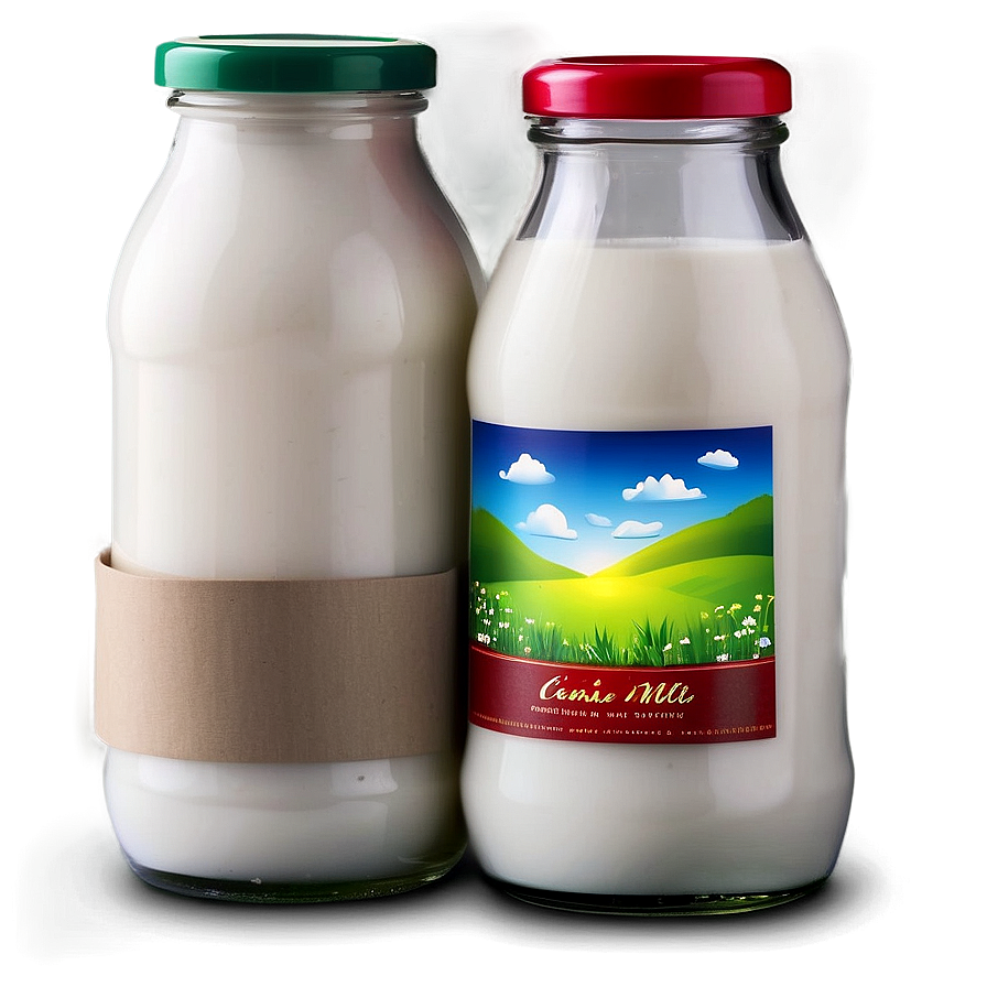 Milk Bottle Label Png 06212024