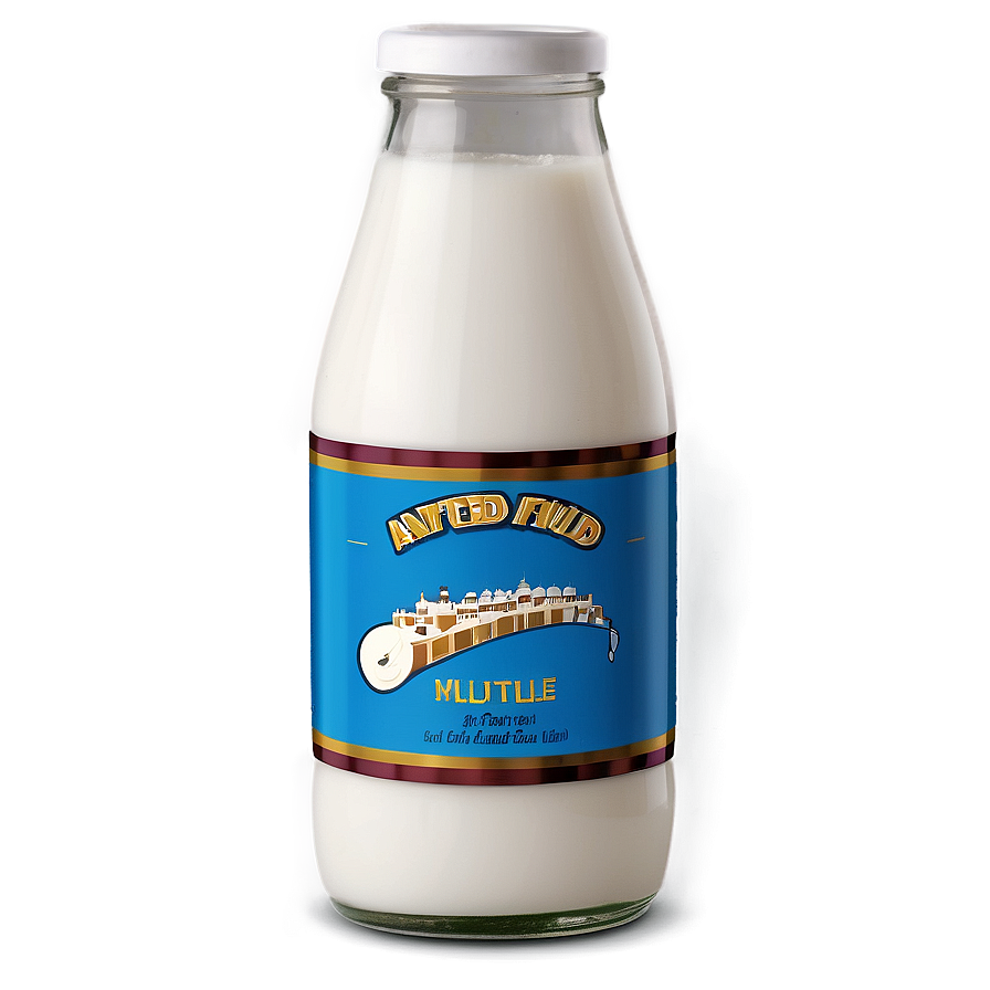 Milk Bottle Label Png 06212024