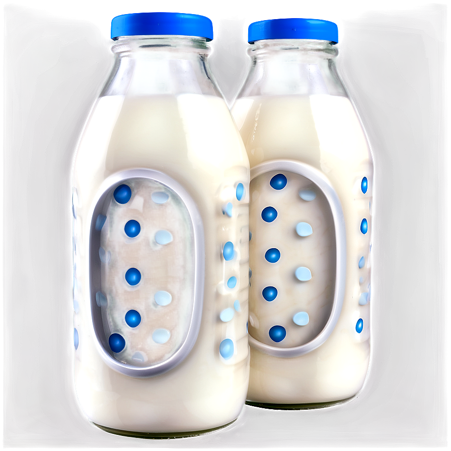 Milk Bottle Label Png Mop