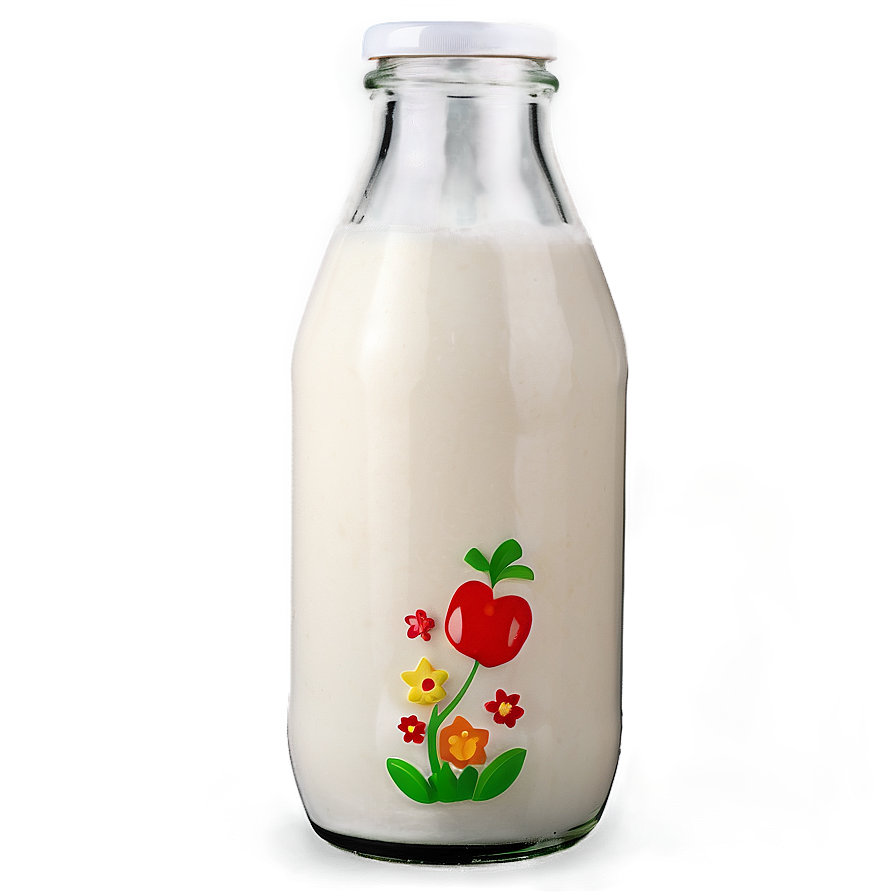 Milk Bottle On Table Png 93