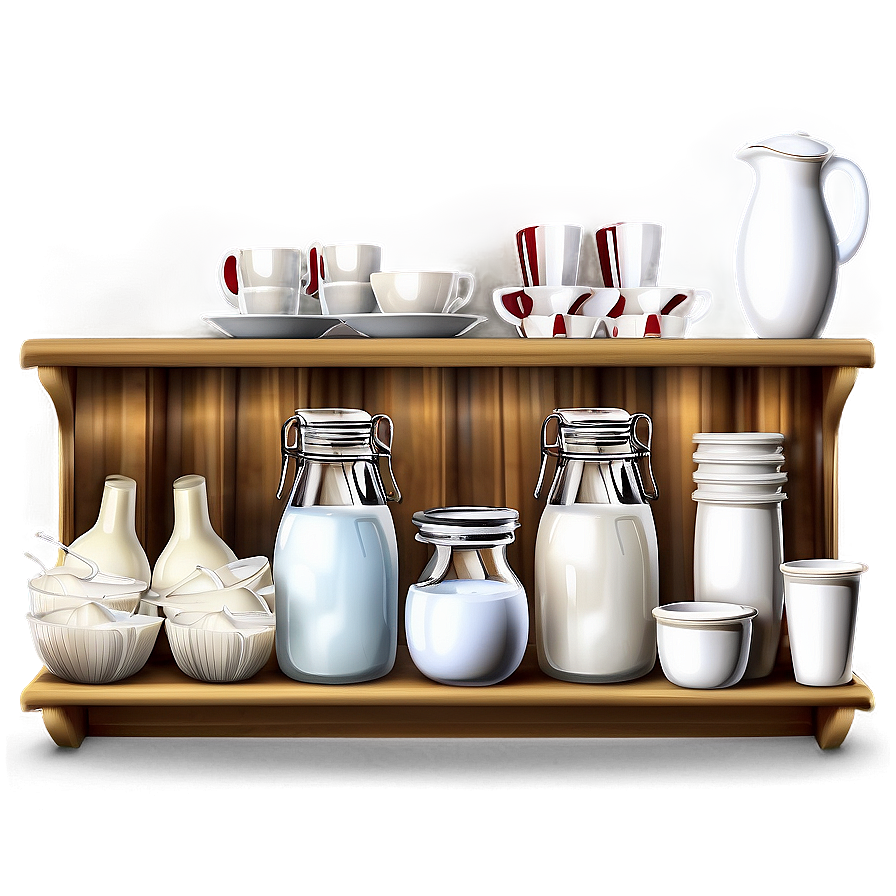 Milk Glass In Kitchen Setting Png 38