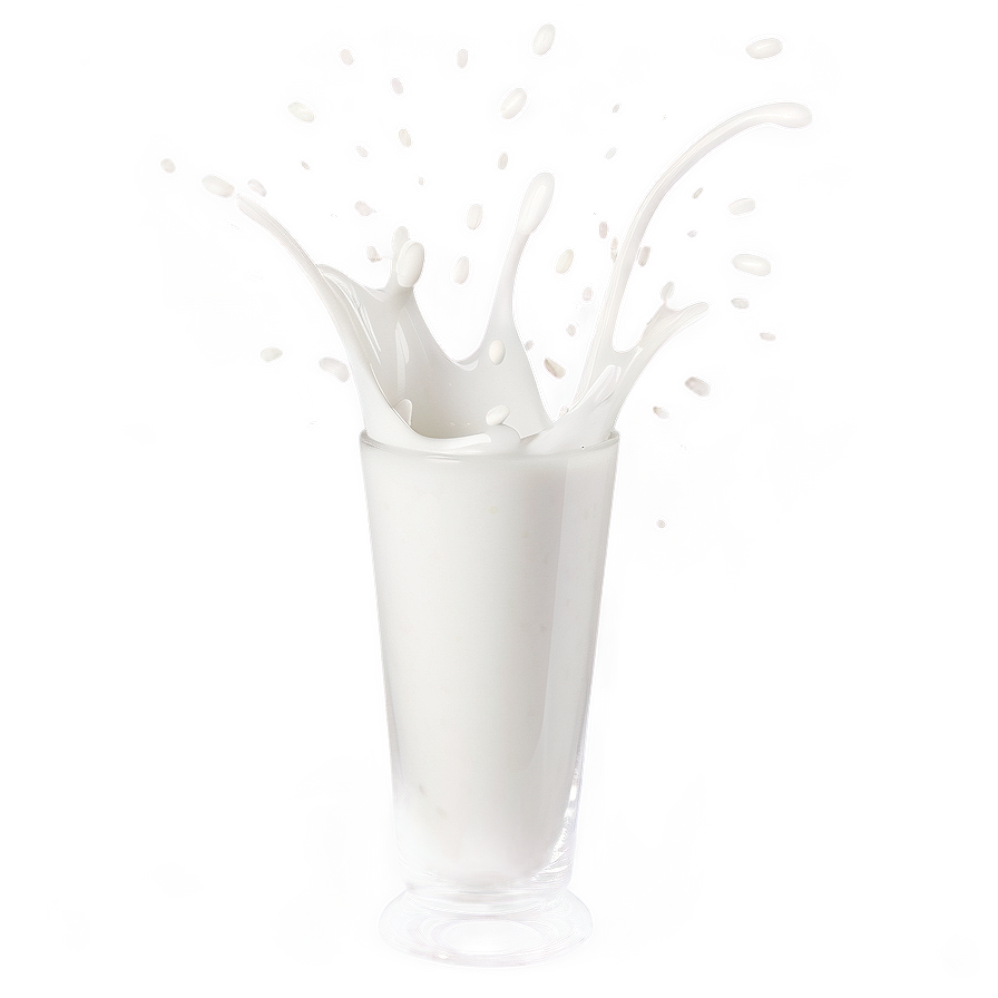 Milk Glass Splash Png 14