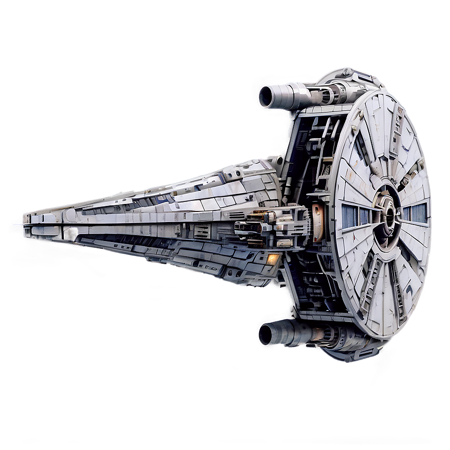 Millennium Falcon In Action Png 06122024