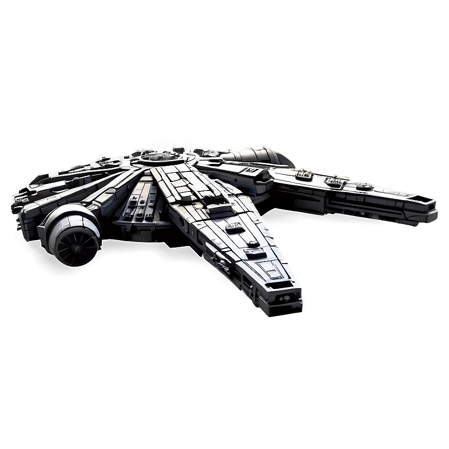 Millennium Falcon In Action Png Gcq