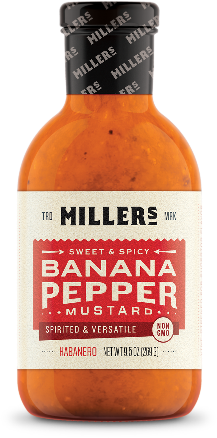 Miller Banana Pepper Mustard Bottle