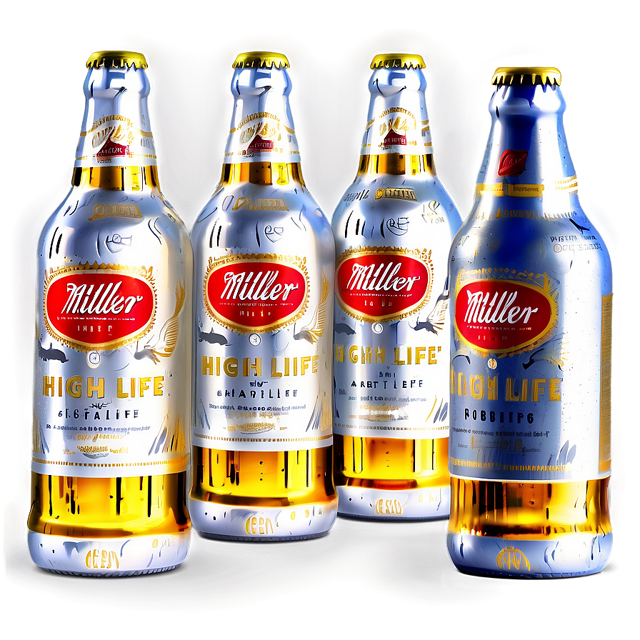 Miller High Life Light Beer Png Mnk98