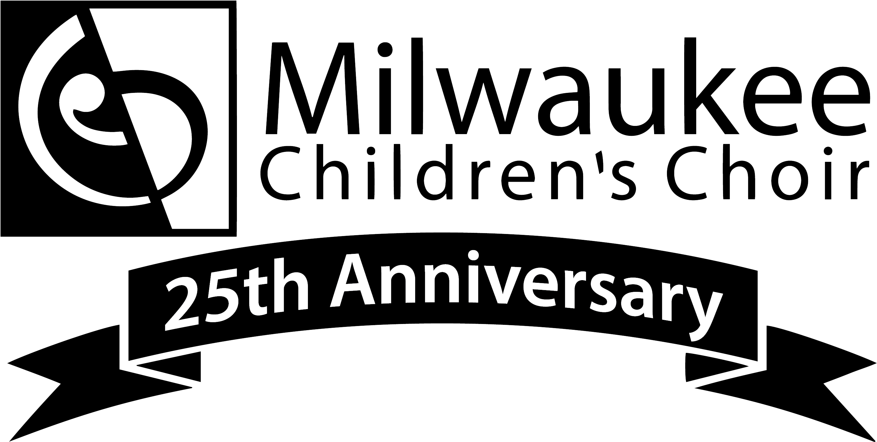 Milwaukee Childrens Choir25th Anniversary Logo PNG with transparent background