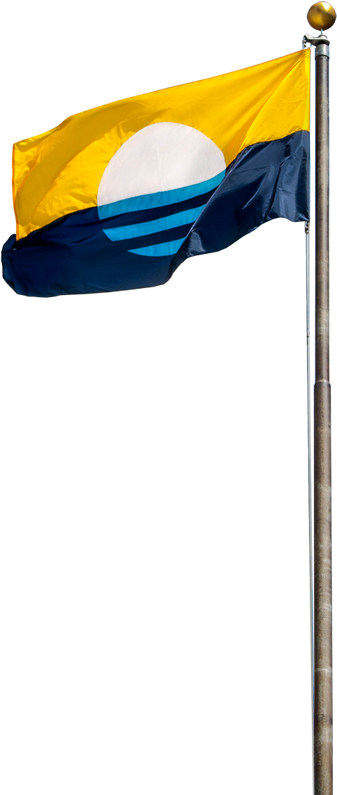 Milwaukee City Flag Waving PNG with transparent background