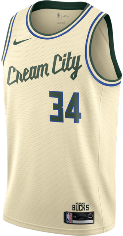 Milwaukee Cream City34 Basketball Jersey