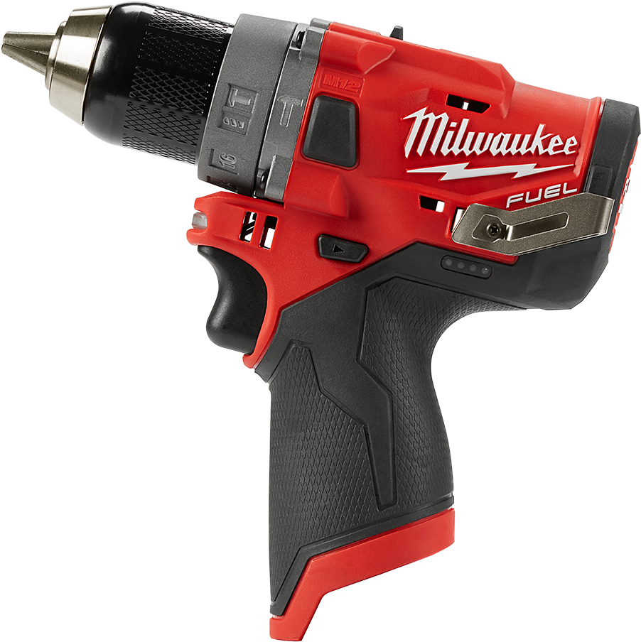 Milwaukee Fuel Cordless Drill PNG with transparent background