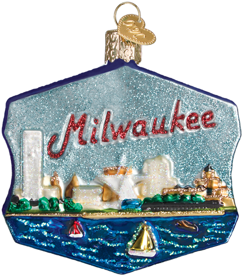 Milwaukee Sparkling Ornament PNG with transparent background