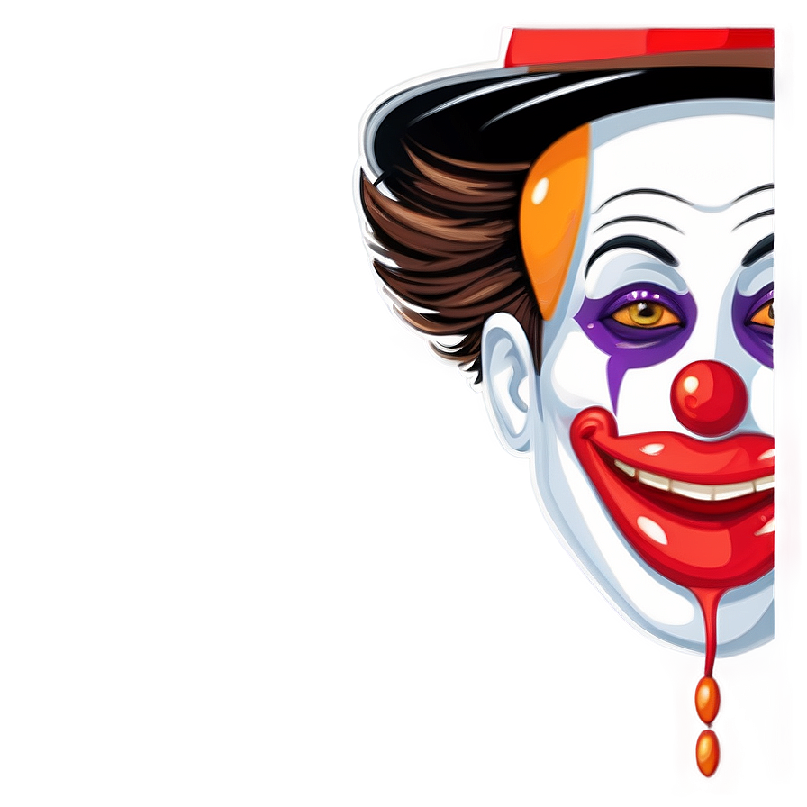 Mime Clown Emoji Png Huh93