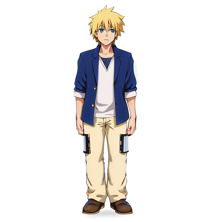 Minato Character Art PNG skc50 PNG with transparent background