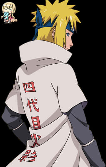 Minato Namikaze Anime Character PNG with transparent background