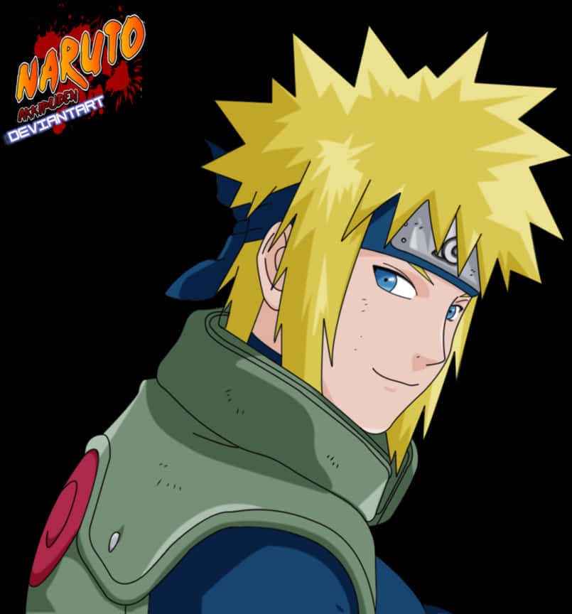 Minato Namikaze Naruto Anime Character PNG with transparent background