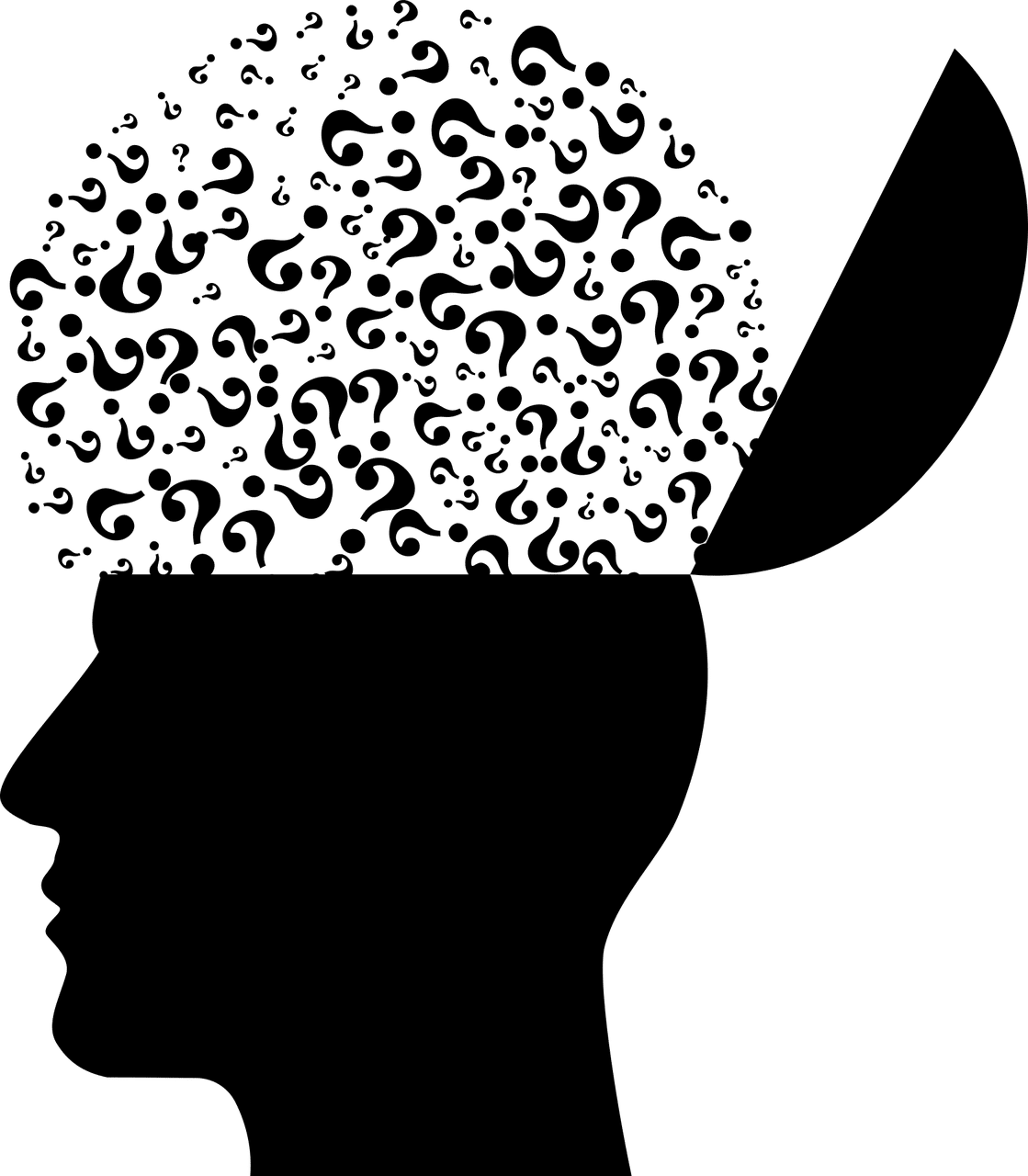 Mind Fullof Questions Anxiety Concept PNG image with a transparent background, free high-resolution download