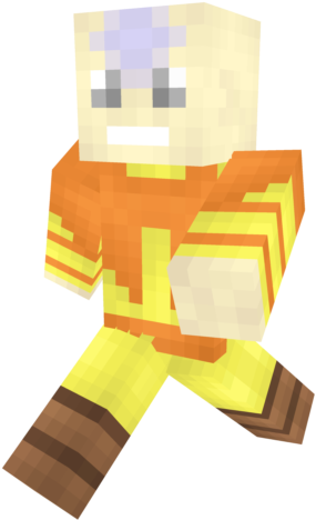 Minecraft Aang Character Skin