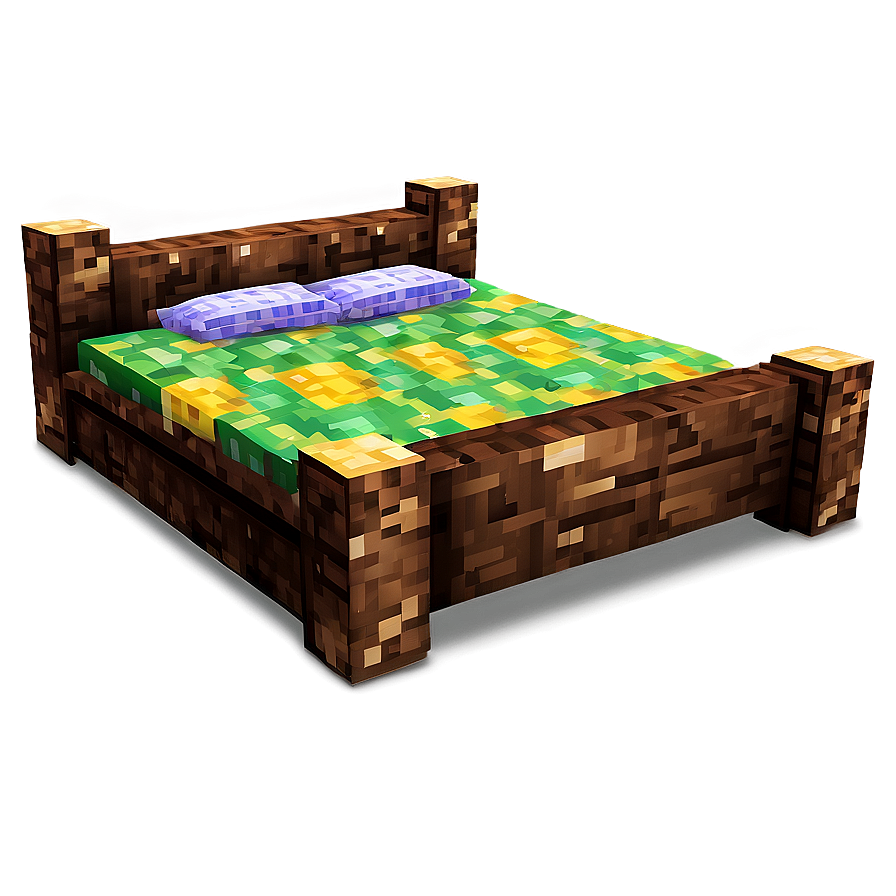 Minecraft Bed Building Png Aro