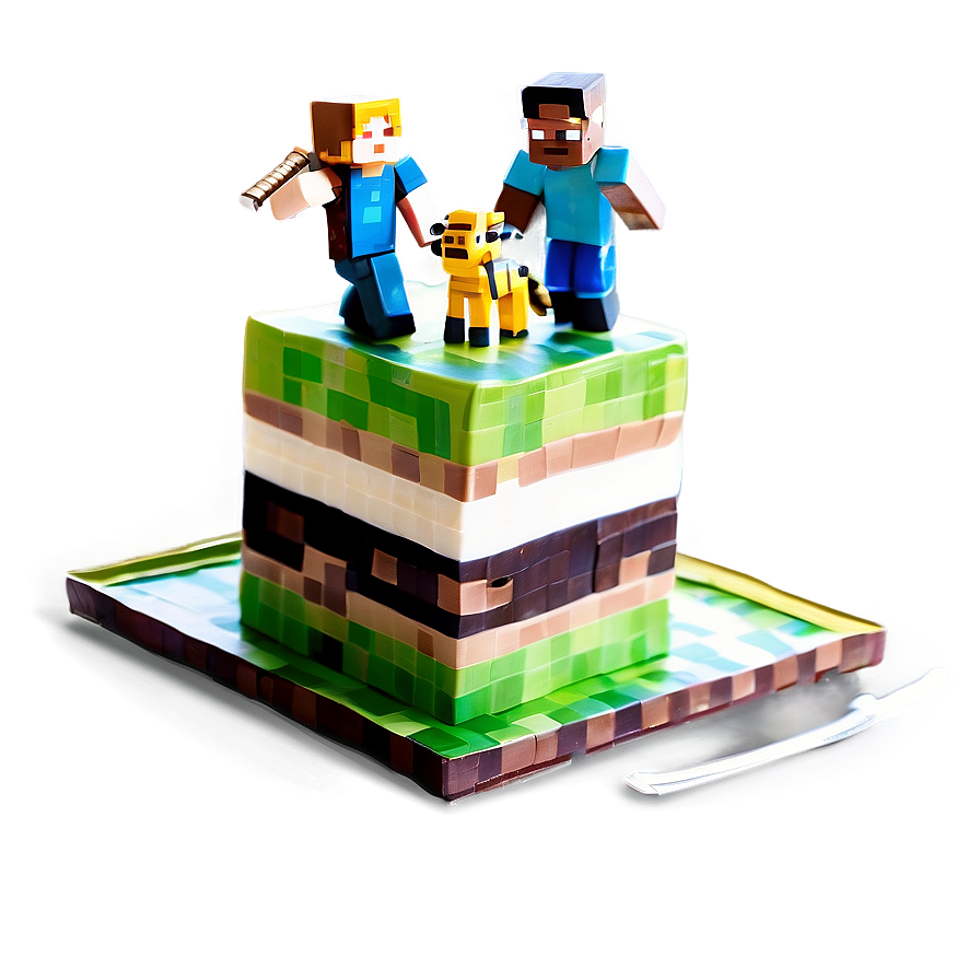 Minecraft Cake For Kids Png 06132024