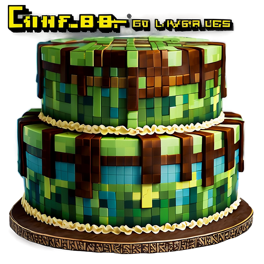 Minecraft Cake Multi-layer Png 06132024