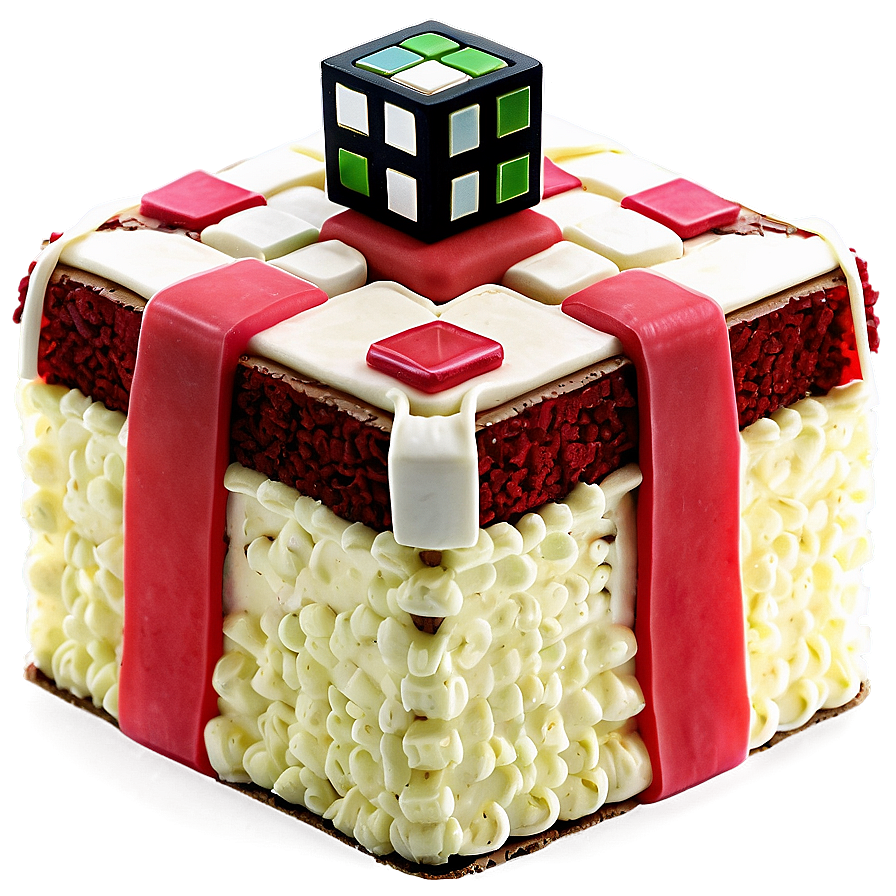 Minecraft Cake Red Velvet Png Jqy