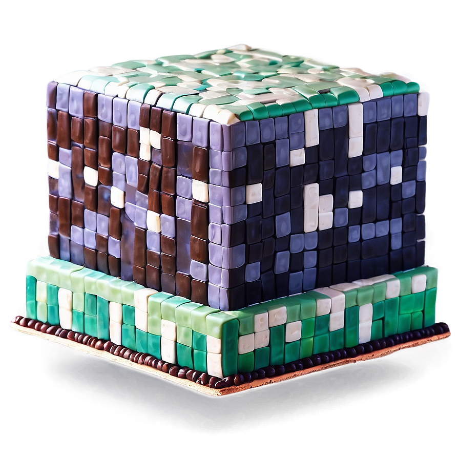 Minecraft Cake Side View Png Uia80