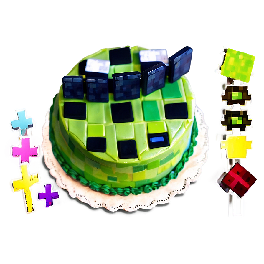 Minecraft Cake Toppers Png 31