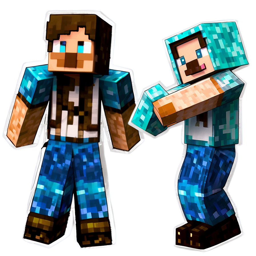 Minecraft Character Poses Png Bxa