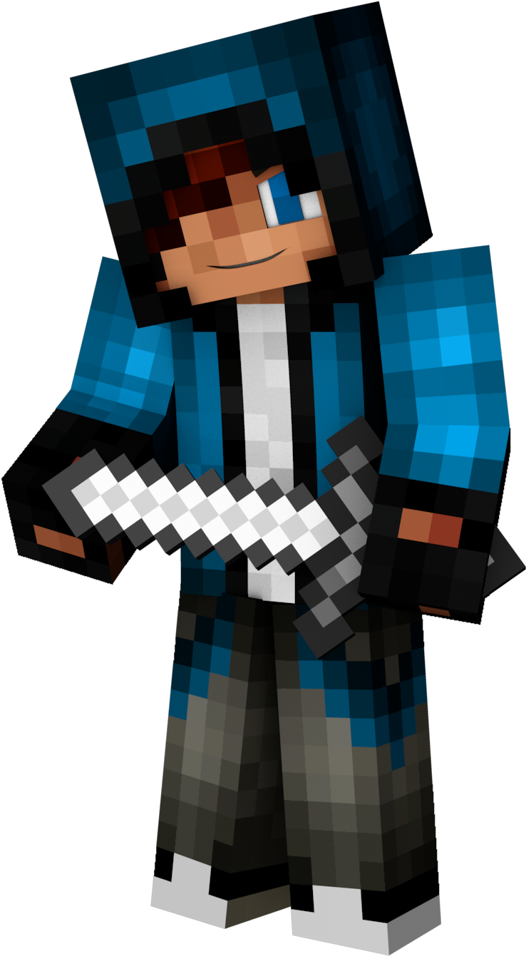 Minecraft Character With Sword