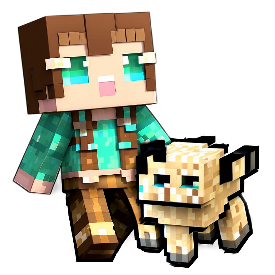 Minecraft Characters And Pets Png Byu