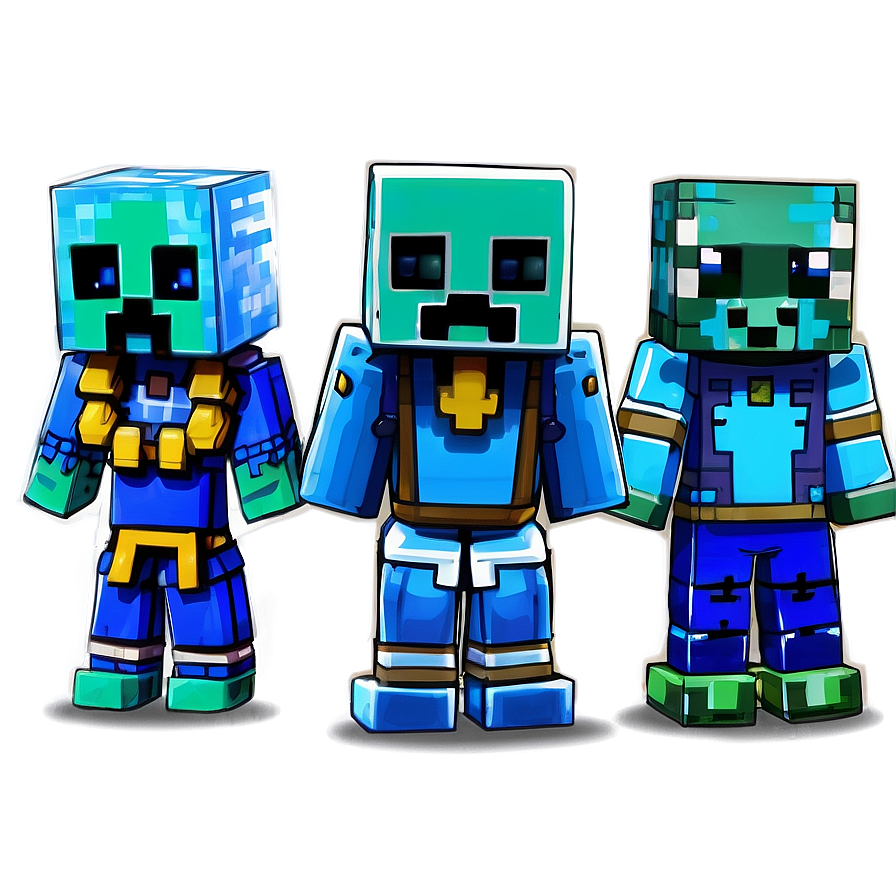 Minecraft Characters Fan Art Png 99