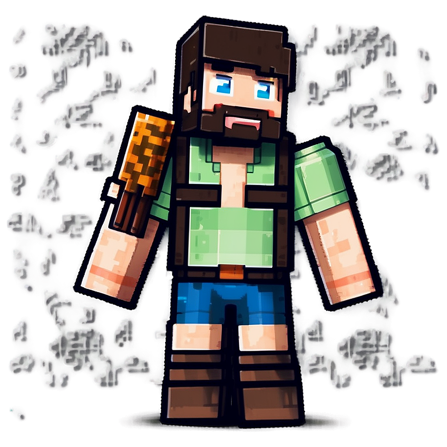 Minecraft Characters In Pixel Art Png 05252024