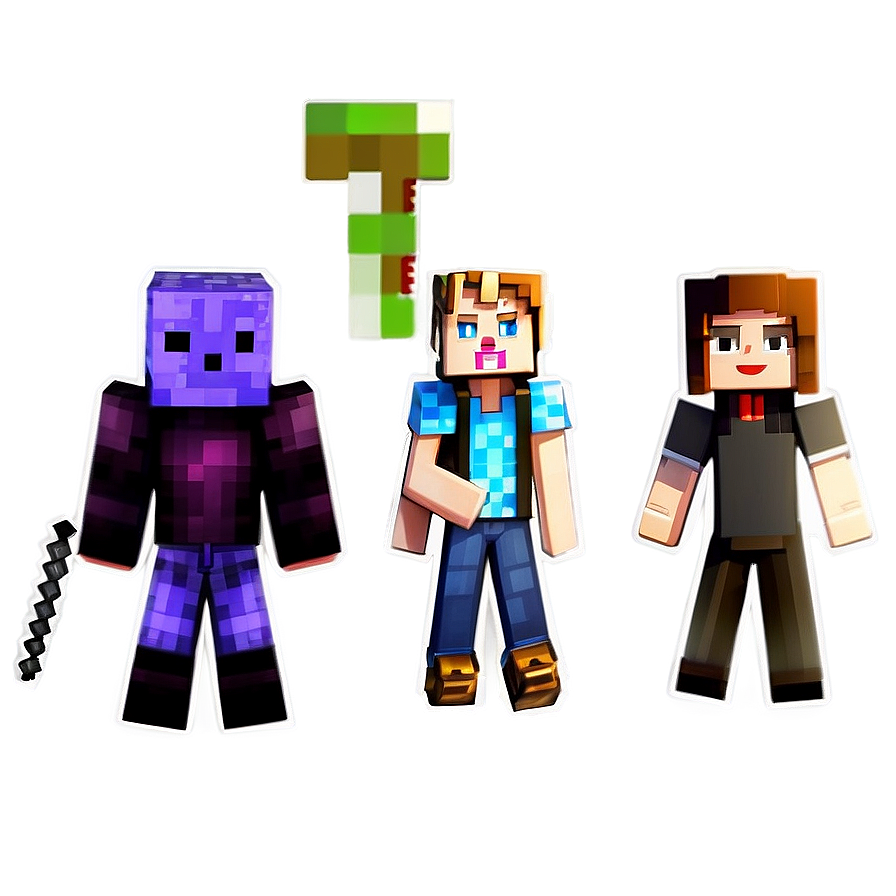 Minecraft Characters Pack Png 05252024