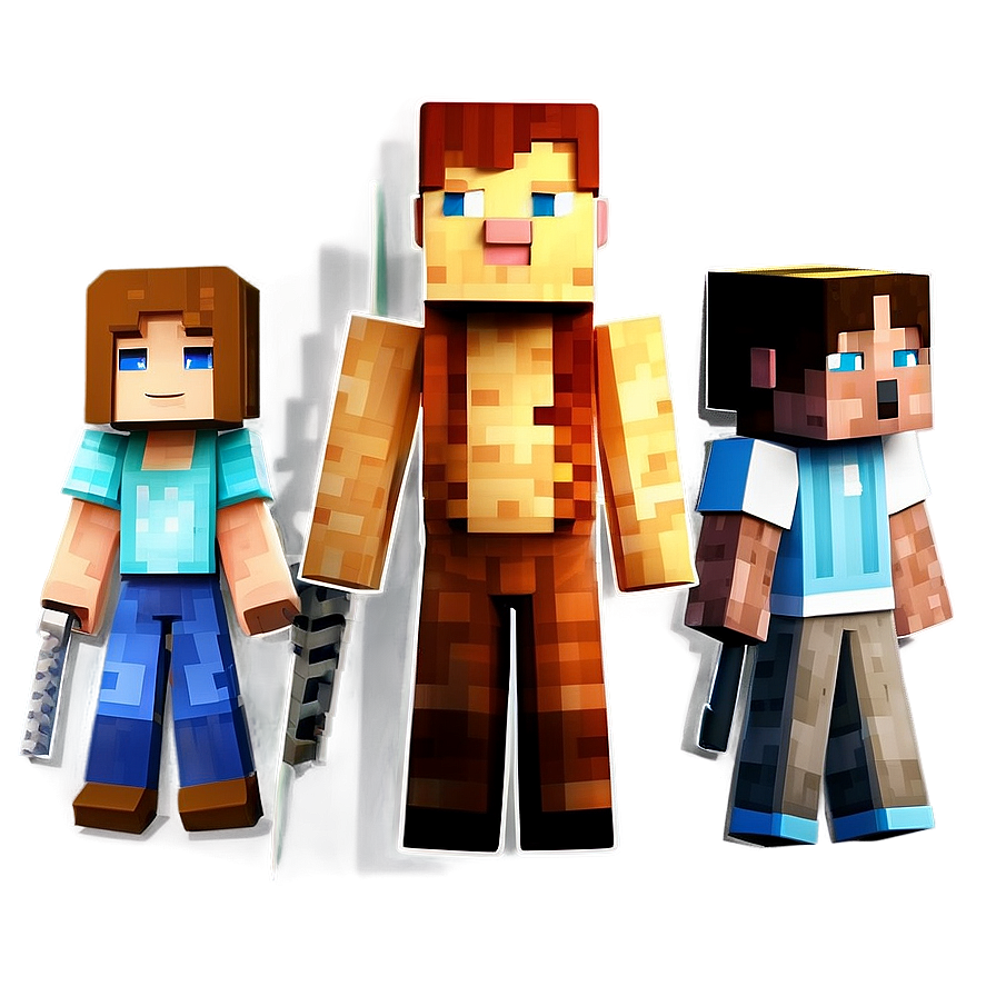 Minecraft Characters PNG dbg36 PNG with transparent background