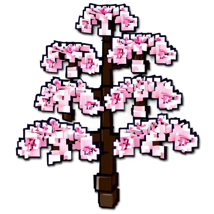 Minecraft Cherry Blossom Tree Png 06122024