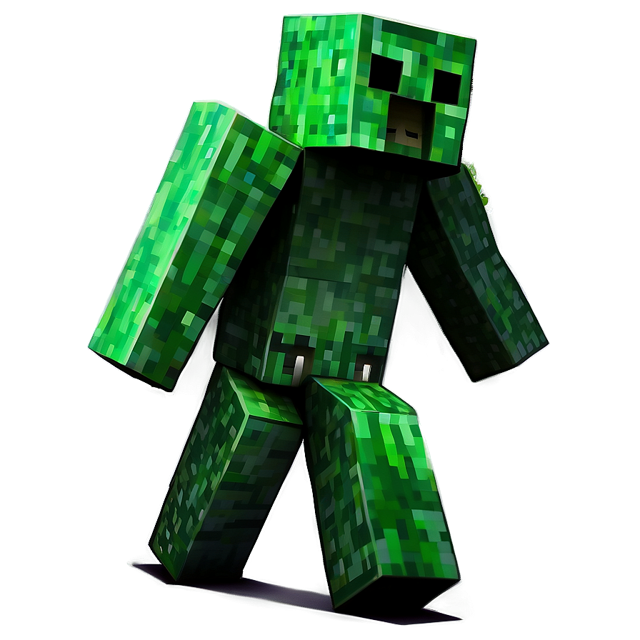 Minecraft Creeper Silhouette Png Arj