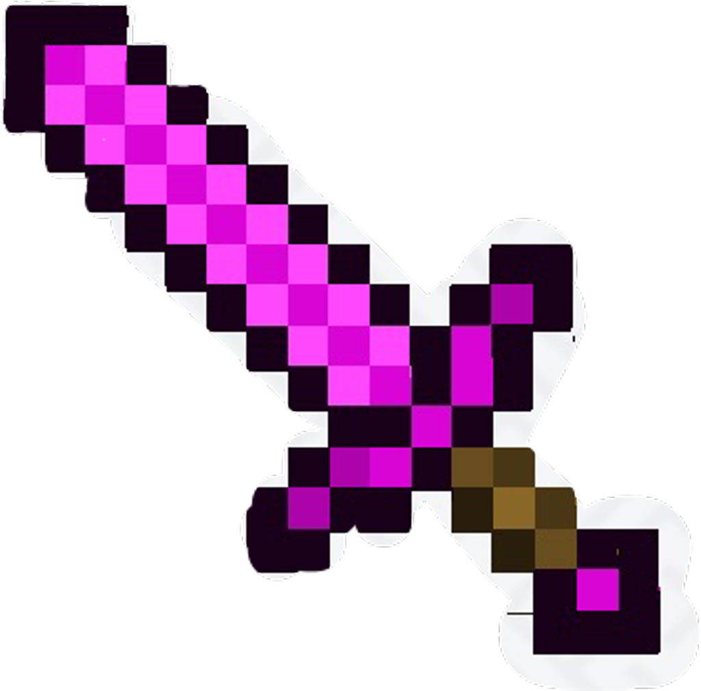 Minecraft Diamond Sword Graphic