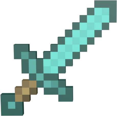 Minecraft Diamond Sword Graphic