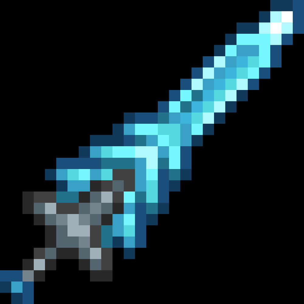 Minecraft Diamond Sword Icon