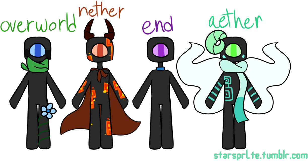 Enderman Persona - Cartoon, HD Png Download PNG image with a transparent background, free high-resolution download