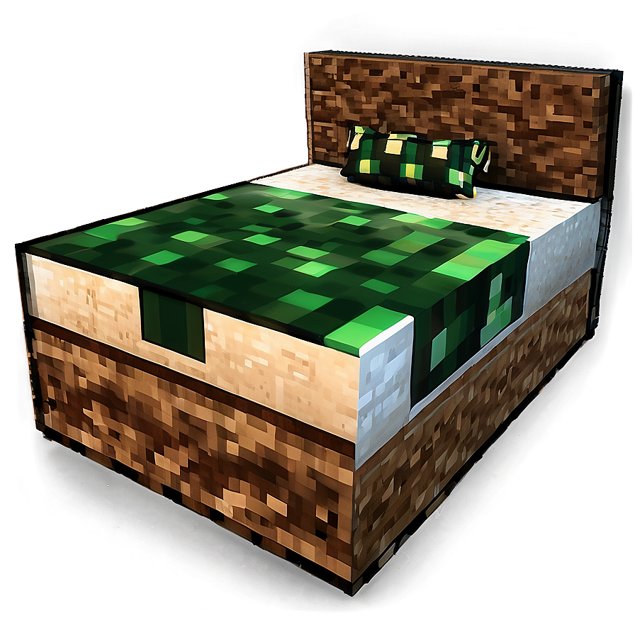 Minecraft Fancy Bed Png Uhs37