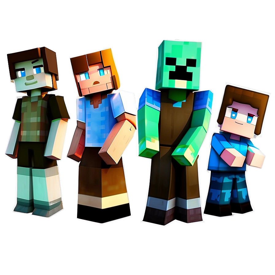 Minecraft Game Characters PNG kbk PNG with transparent background