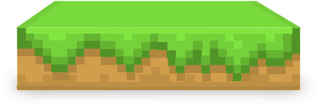 Minecraft, Table, Block, Element, Grass, Patch, Design - Transparent Background Minecraft Ground, HD Png Download PNG image with a transparent background, free high-resolution download