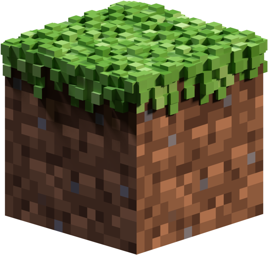 Minecraft Grass Block 3d, HD Png Download PNG image with a transparent background, free high-resolution download
