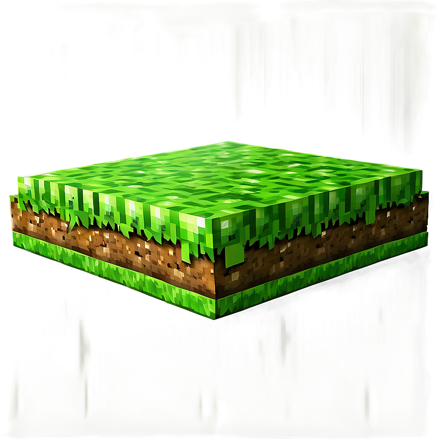 Minecraft Grass Block PNG hdr PNG image with a transparent background, free high-resolution download